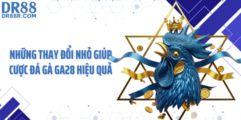 Những thay đổi nhỏ giúp cược đá gà GA28 hiệu quả
